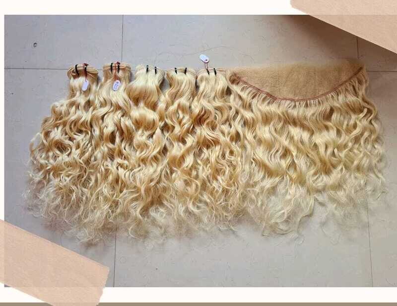 Blonde combo 3 bunldes and 1 closure