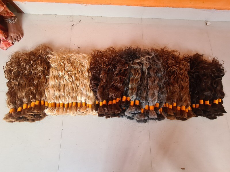 BULK / BRAIDING /  BLEACHED BLONDE ( 100GRAM )