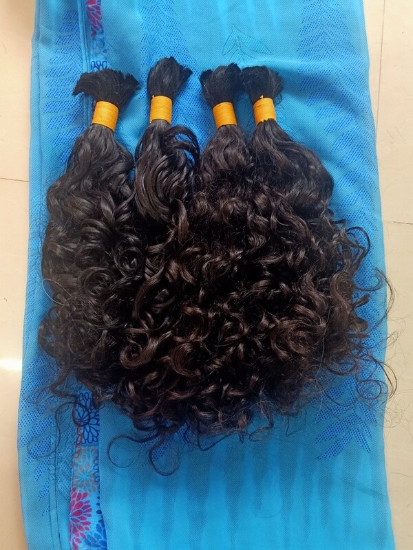 BULK / BRAIDING / HAIR CURLY ( 100GRAM  )