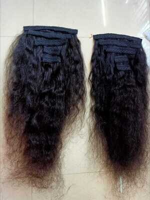 Indian Clip Hair Extension curly