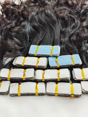 Indian Body wavy Tape  Hair extension