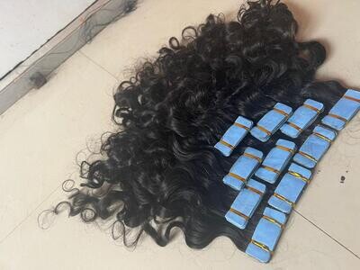 Indian curly Tape Hair extension