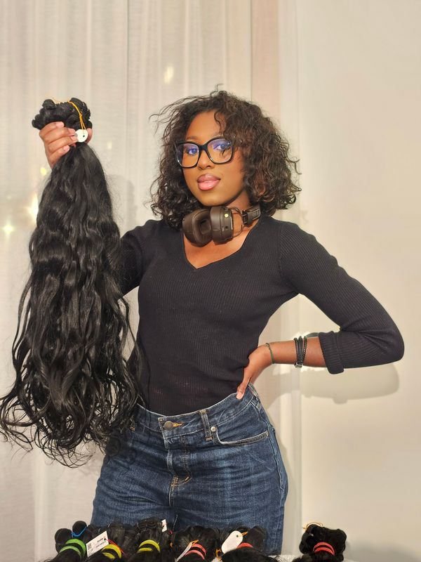 Raw Boby wavy hair 3 Bundles &amp; 1 closure combo