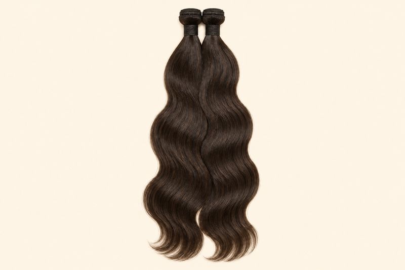 Indian Raw Body Wave Machine Weft Hair Extensions | 100% Unprocessed Single Donor