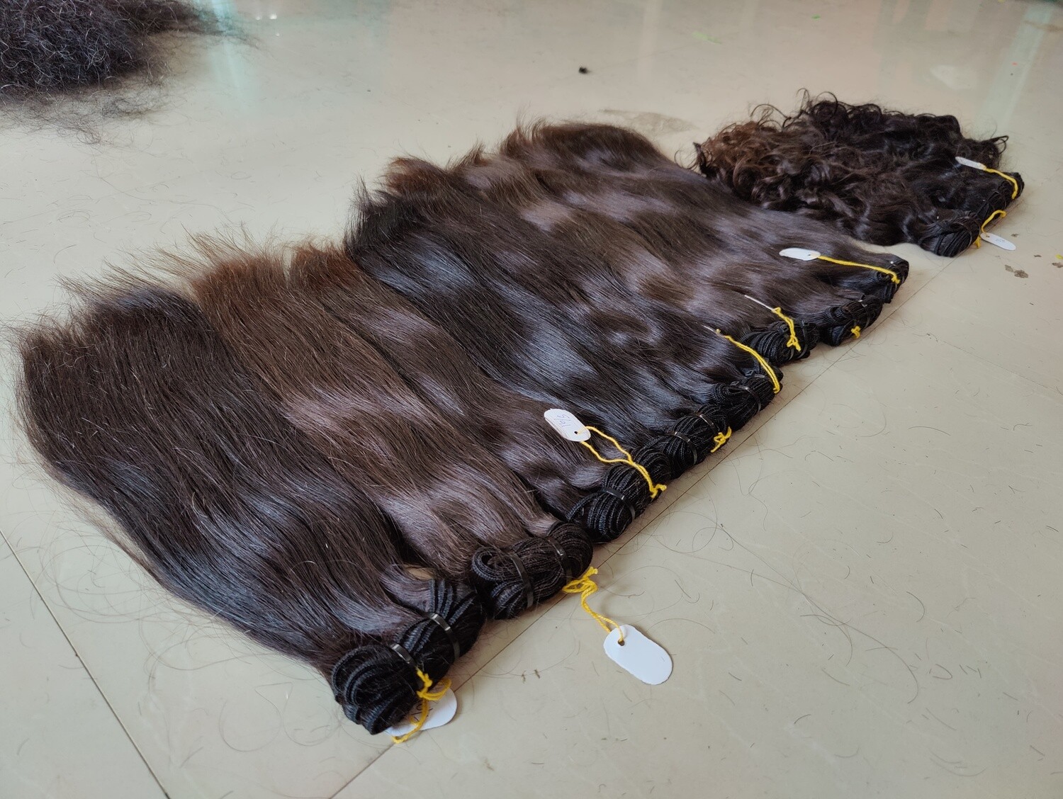 Indian Raw Straight Machine Weft Hair Extensions | 100% Unprocessed Single Donor