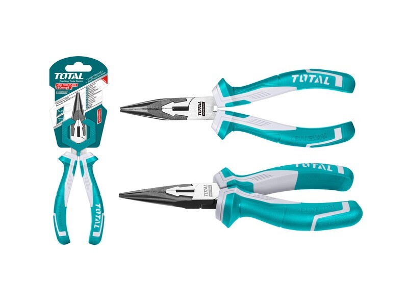 Total 160mm Cr.V Long Nose Pliers- THT220606
