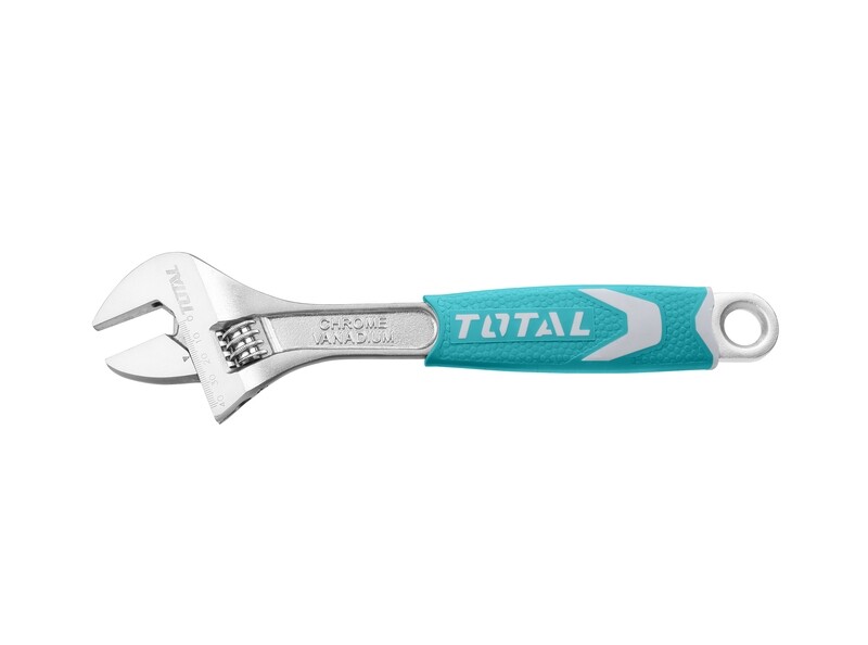 Total Adjustable Wrench 10&quot; with Style Handle- THT101106