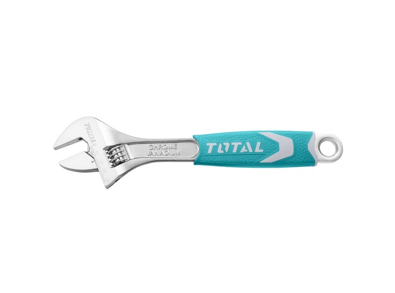 Total Adjustable Wrench 12&quot; with Style Handle- THT101126