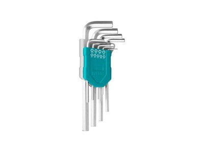 Total Cr-V Hex Key 9PCS Set - THT106191