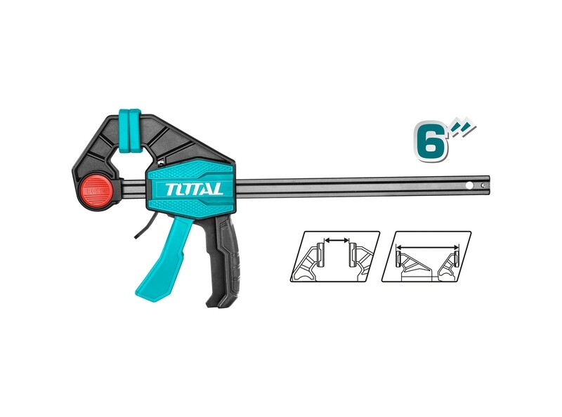 Total Quick Bar Clamps 6&quot;- THT1340601