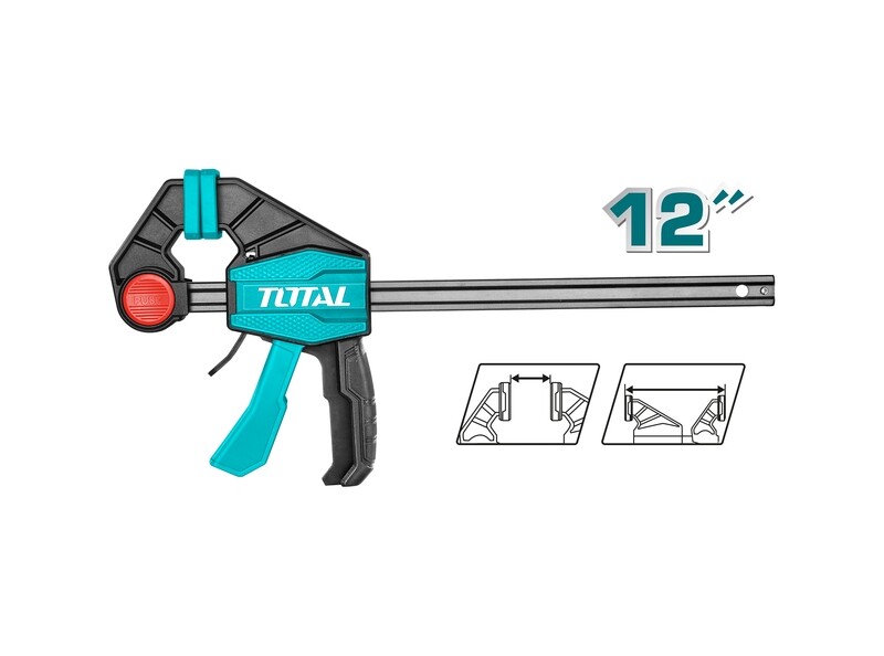 Total Quick Bar Clamps 12&quot;- THT1340602