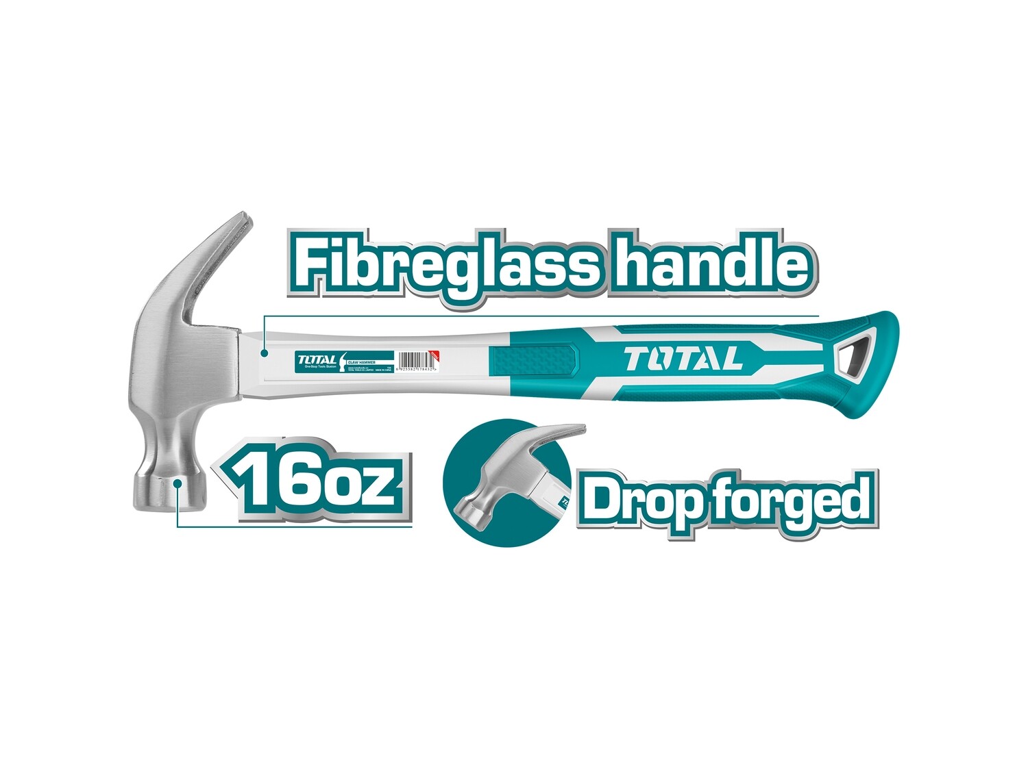 Total 450G Claw Hammer- THT73166