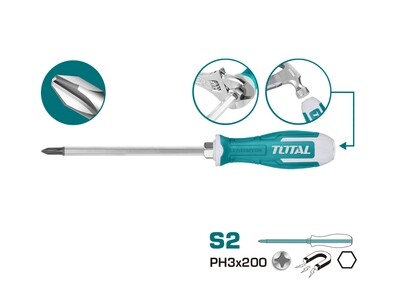 Total Philips Go Through Screwdriver - THGSPH32006