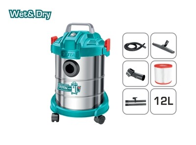 Total Vacuum Cleaner Wet & Dry 800W - TVC14122