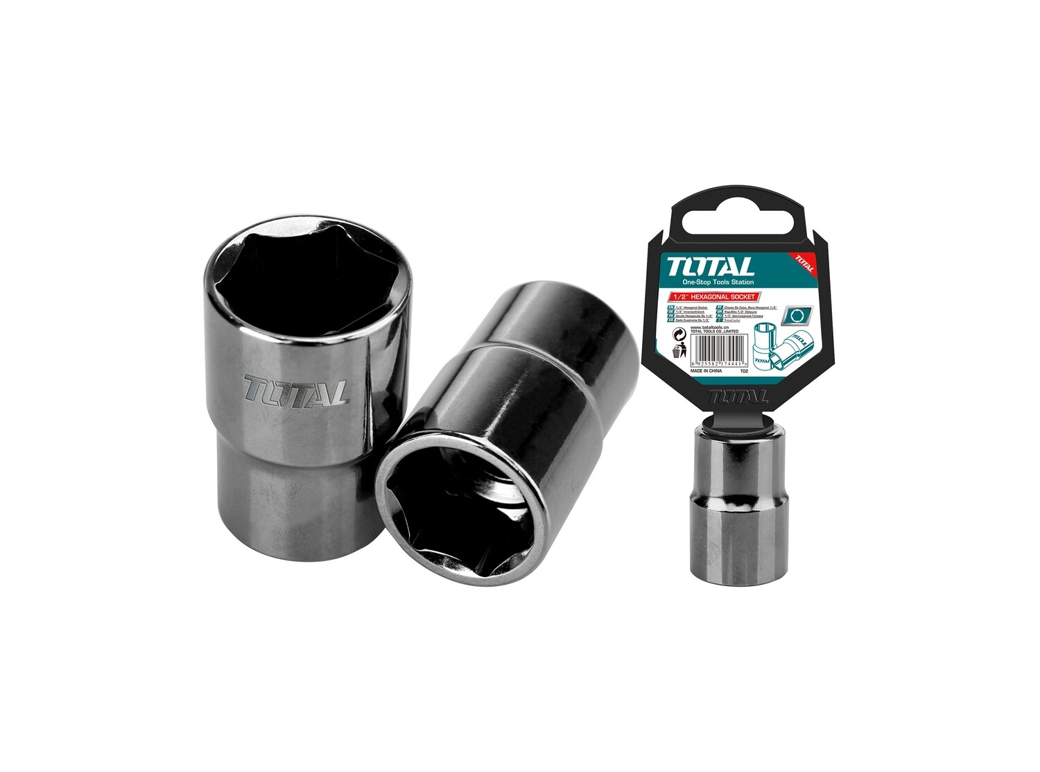 Total 1/2" Hexagonal Socket 9mm- THTST12091