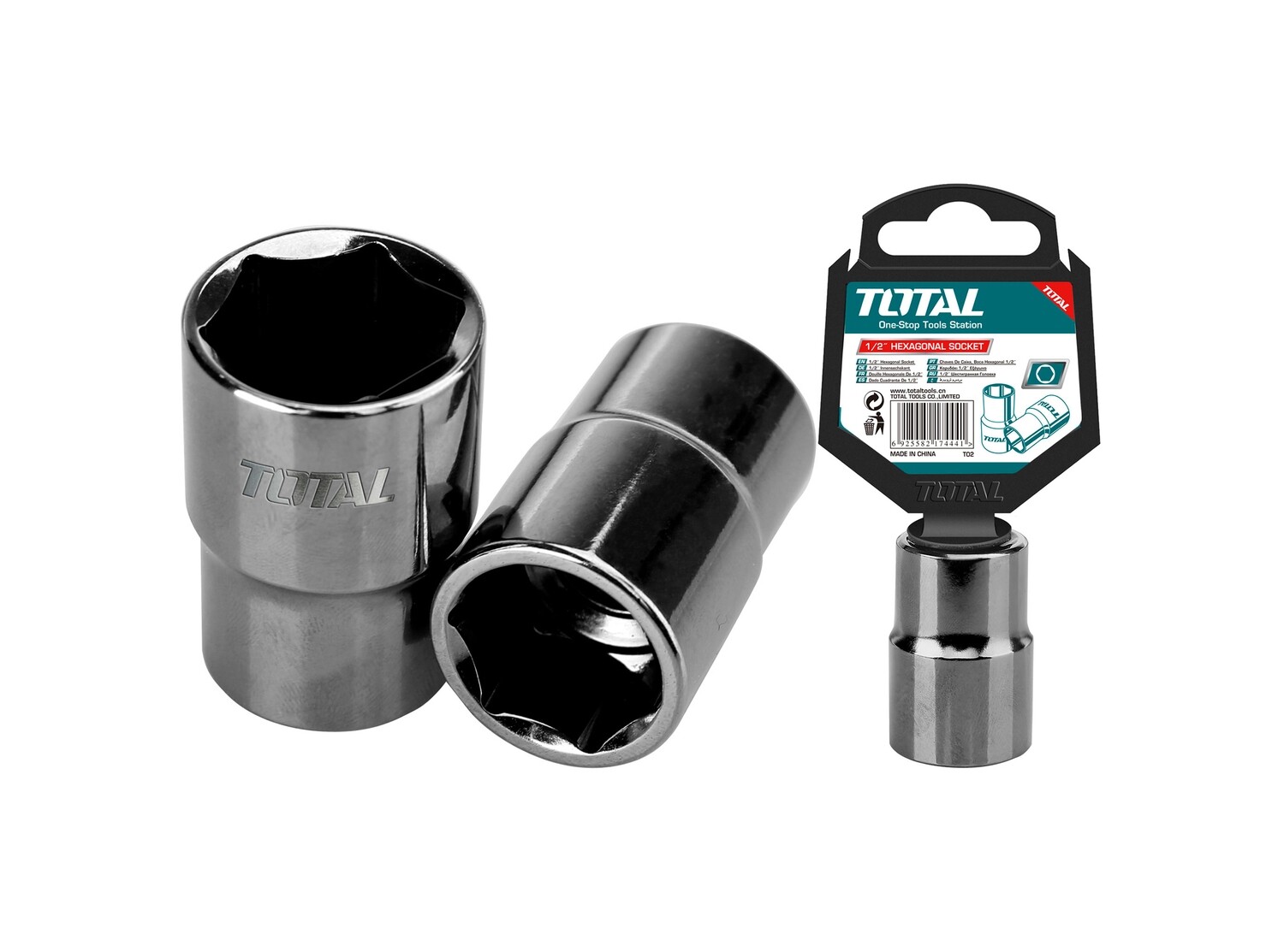 Total 1/2" Hexagonal Socket 23mm- THTST12231