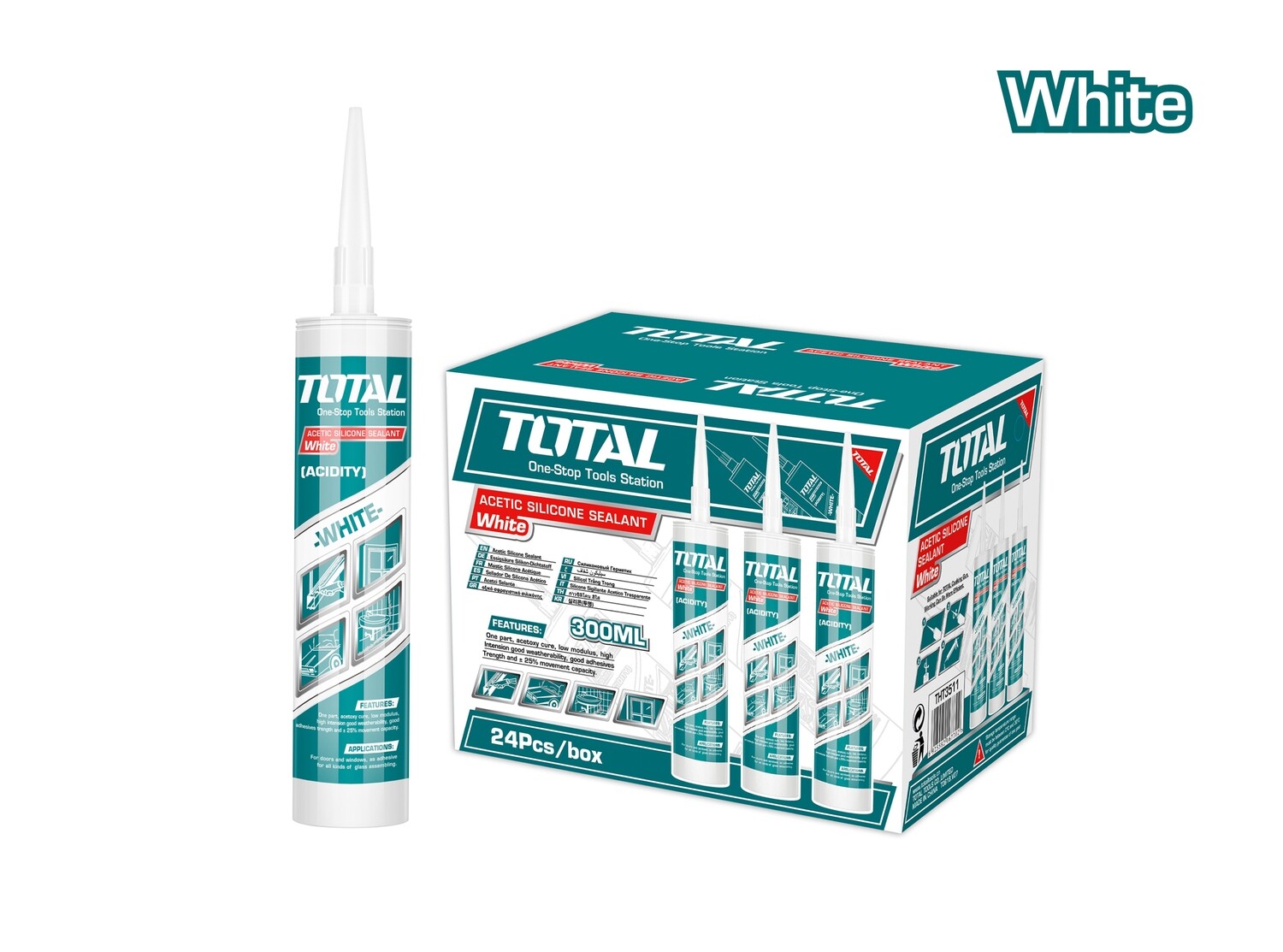 Total Acetic Silicone Sealant- THT3511