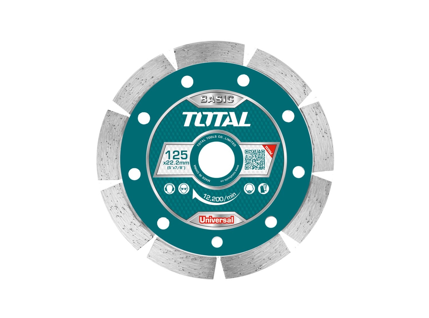 Total Dry Diamond Disc 125mm X 22mm - TAC2111253