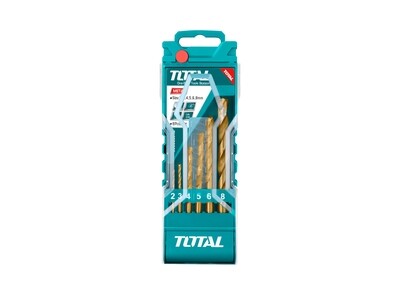 Total 6 Pcs Metal Drill Bit Set- TACSD0065