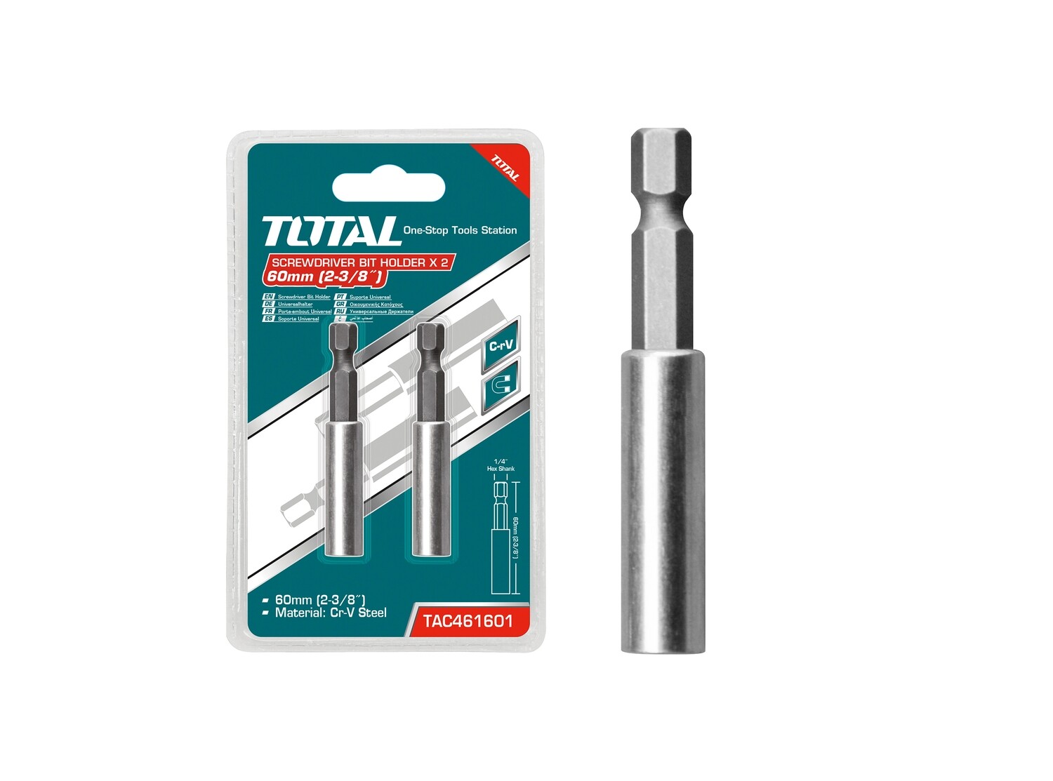 Total Screwdriver Bit Holder- TAC461601