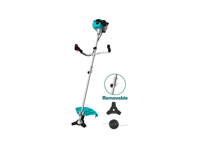 Total Gasoline Grass Trimmer &amp; Bush Cutter, 62cc, 3.8HP - TP5624421