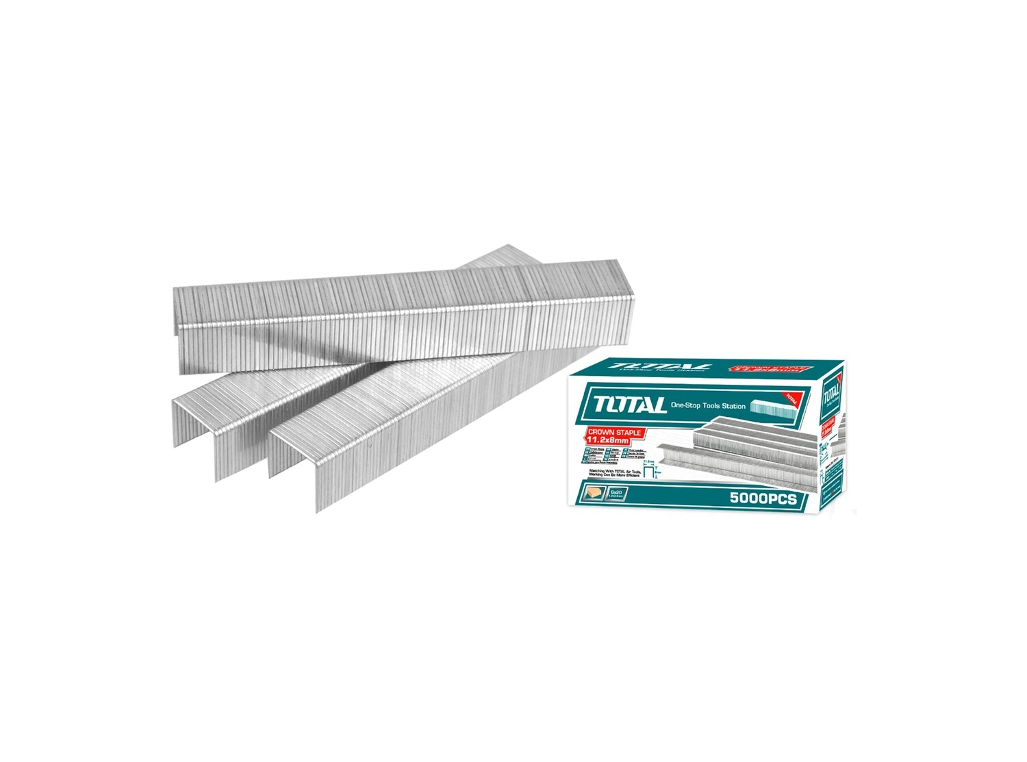 Total Crown Staple Pins 13mm 5000pcs- TAC920132
