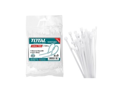 Total Cable Ties 100mm|2.5mm, 100PCS- THTCT1001