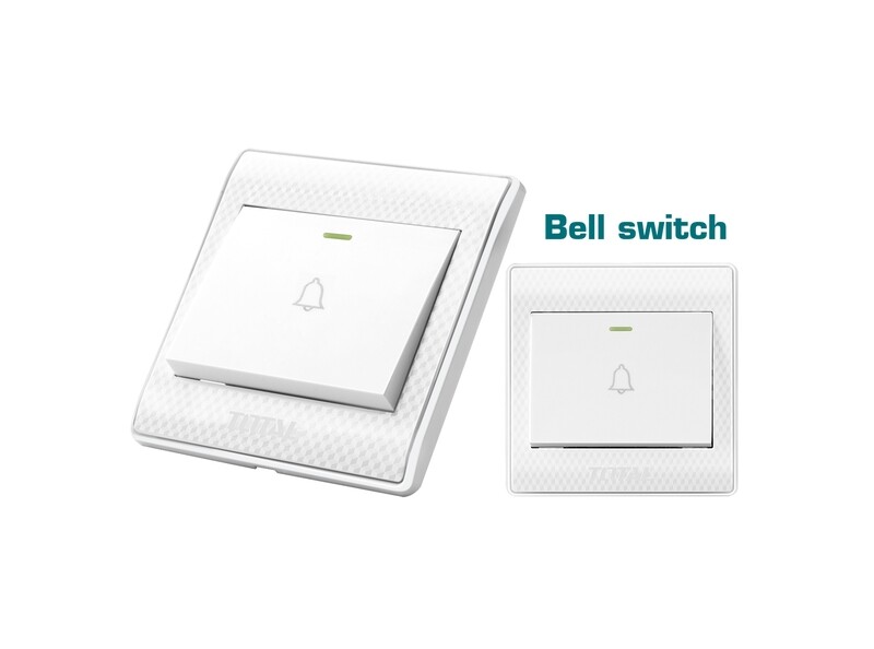 Total 1 Gang 16A Electric Bell Switch- THESSH11161