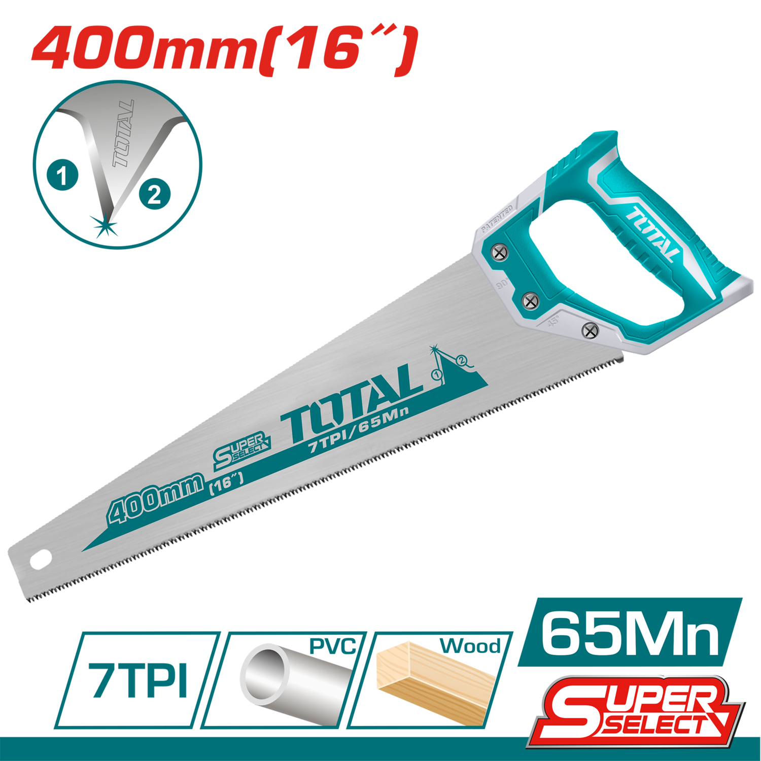 Total 16&quot;  Hand Saw- THT55400