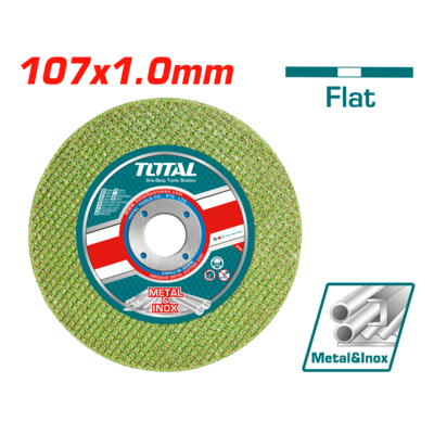 Total Abrasive Metal Cutting Disc 107MM(4")X1.0MM(3/64")X16MM(5/8")- TAC21010725