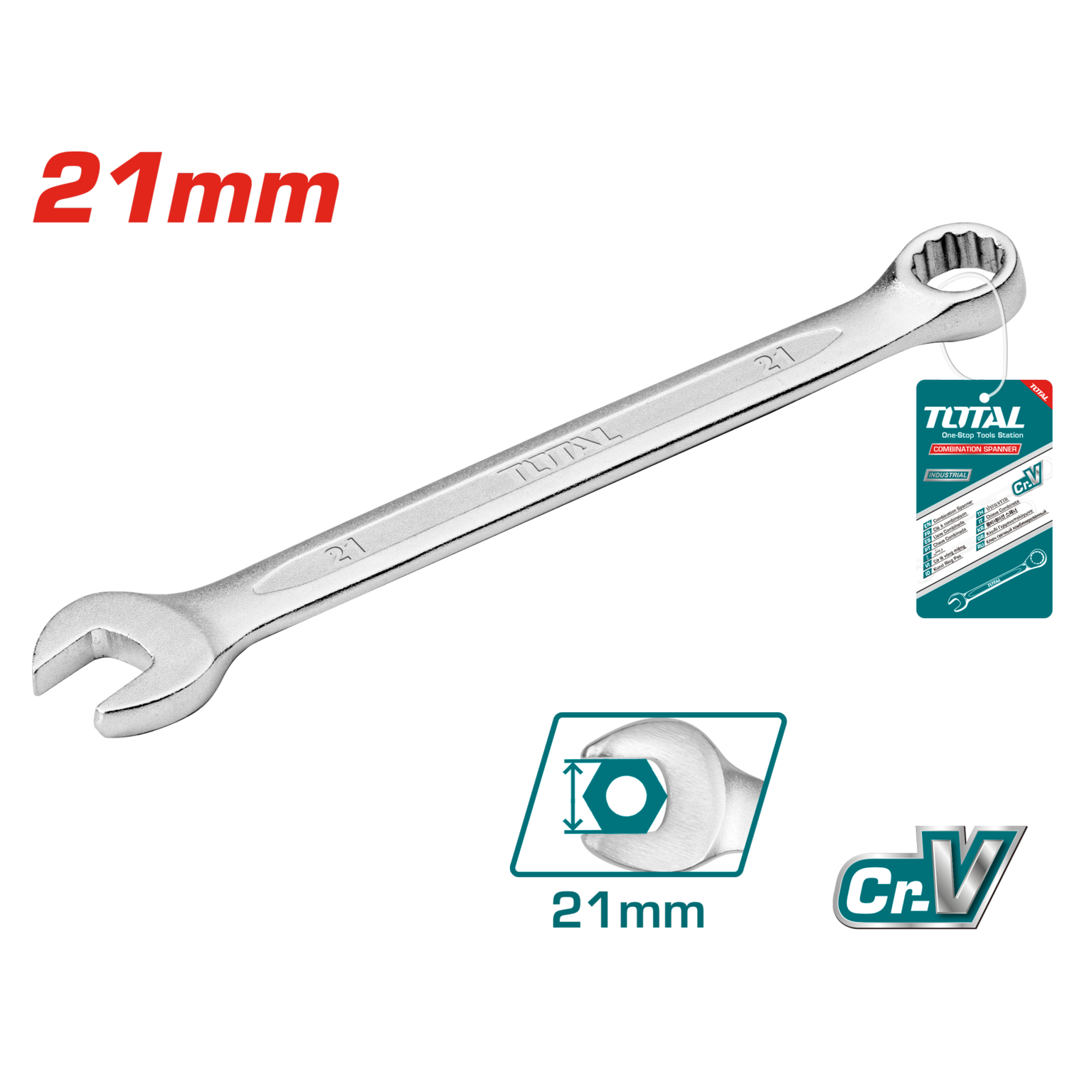 Total 21mm Combination Spanner- TCSPA211