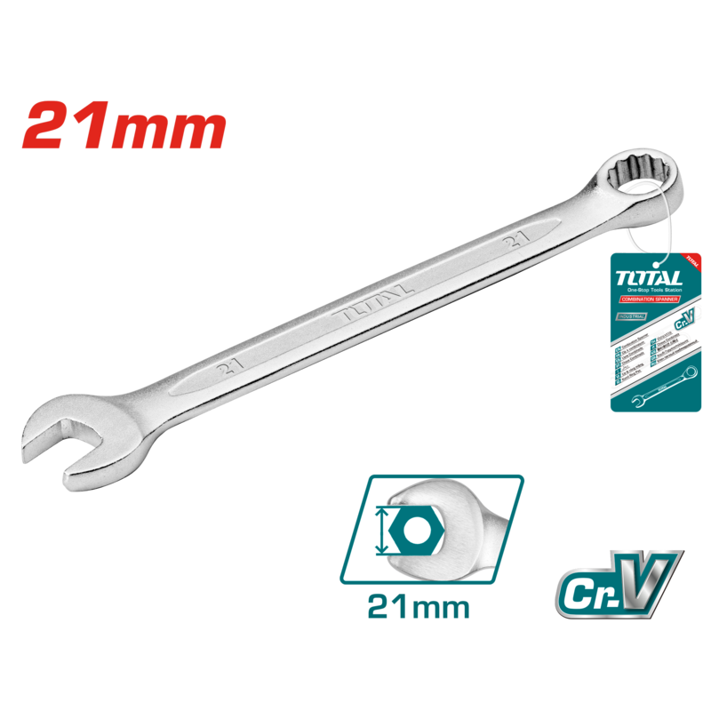 Total 21mm Combination Spanner- TCSPA211