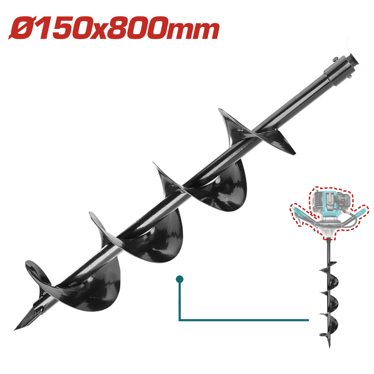 Total Earth Auger Bits- TEA55221-2