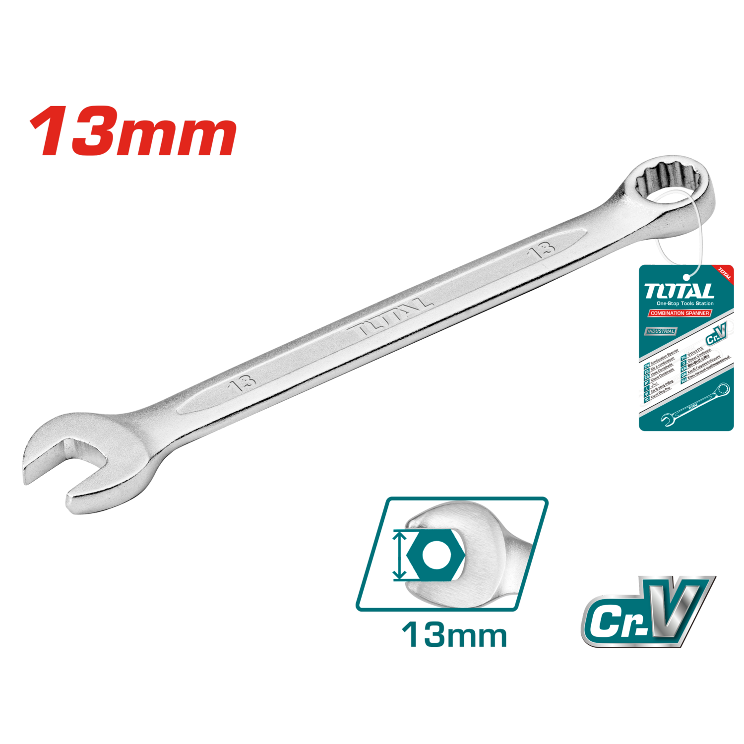 Total 13mm Combination Spanner- TCSPA131