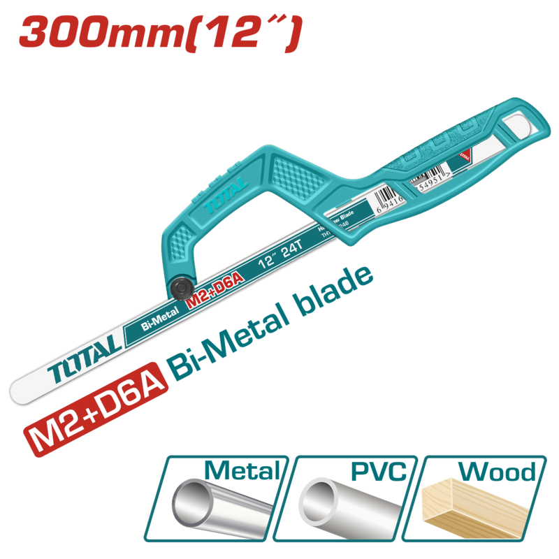 Total 12&quot; Mini Hacksaw Frame - THMHF1504