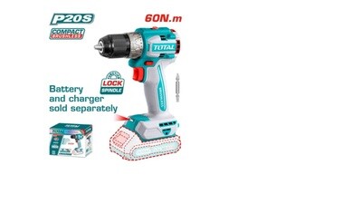 Total 20v Lithium-Ion Compact Brushless Cordless Drill- TDLI206021