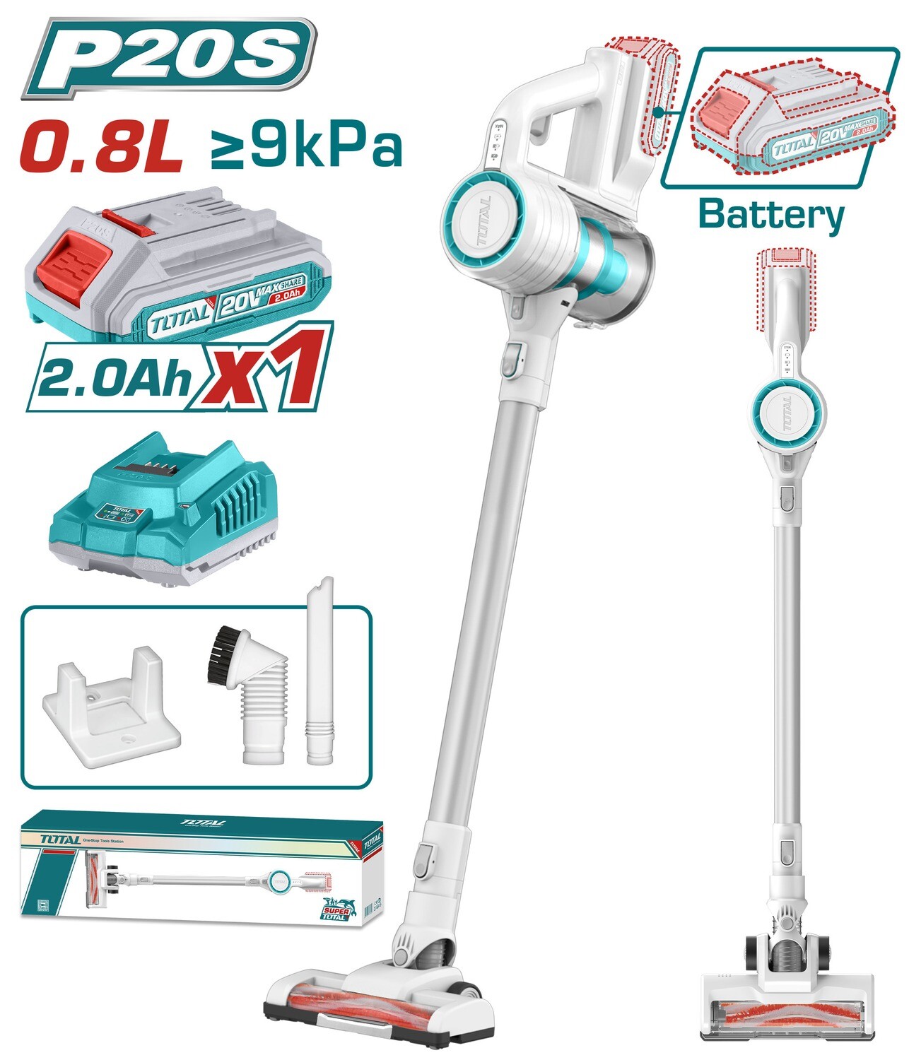 Total Lithium-Ion  Vacuum Cleaner - TVLI2006