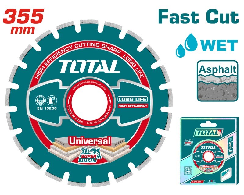 Total Diamond Disc For Asphalt &amp; Concrete Cutting TAC2113551