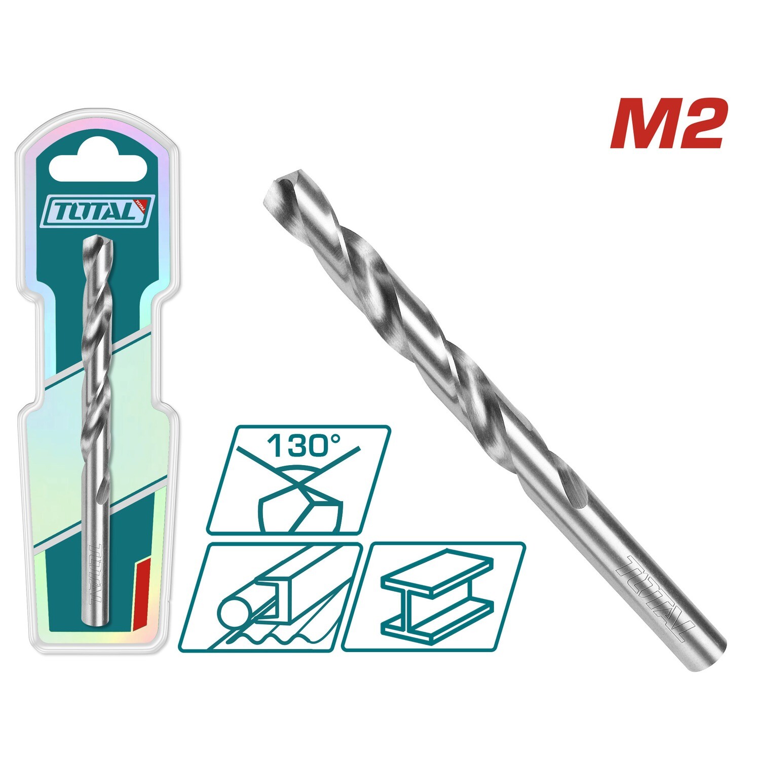 Total M2 HSS Drill Bit Set - TAC1200401