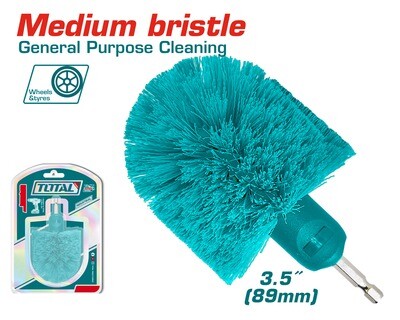 Total Tools Medium Bristle Brush- TACM1360