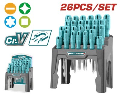 Total 26 PCS Screwdriver Set - THTDC252601
