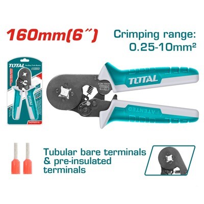 Total Tools Ratchet Crimping Plier - THCPG2510