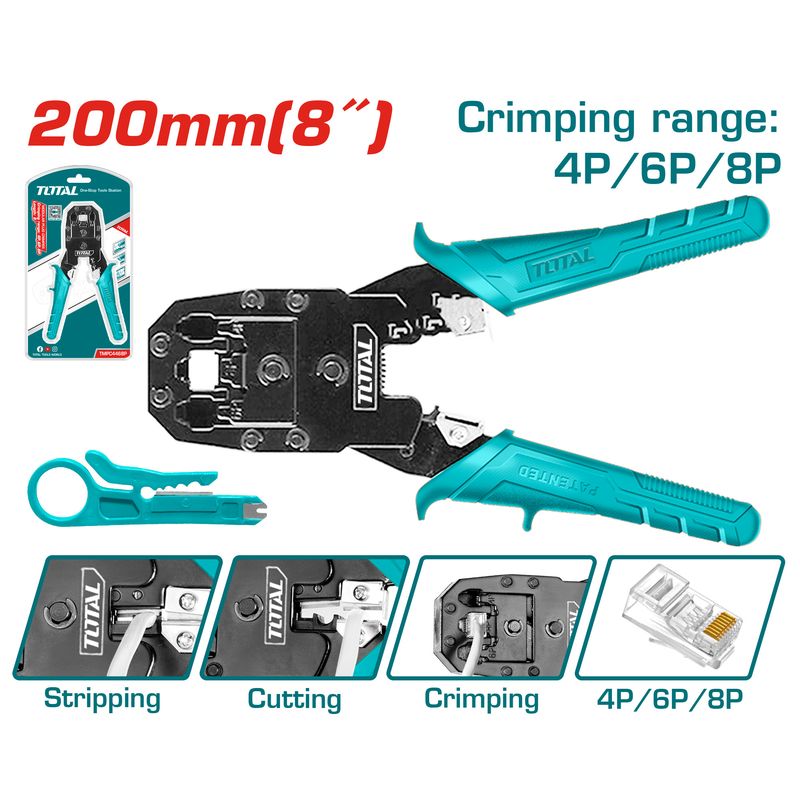Total Modular Plug Crimper - TMPC4468P