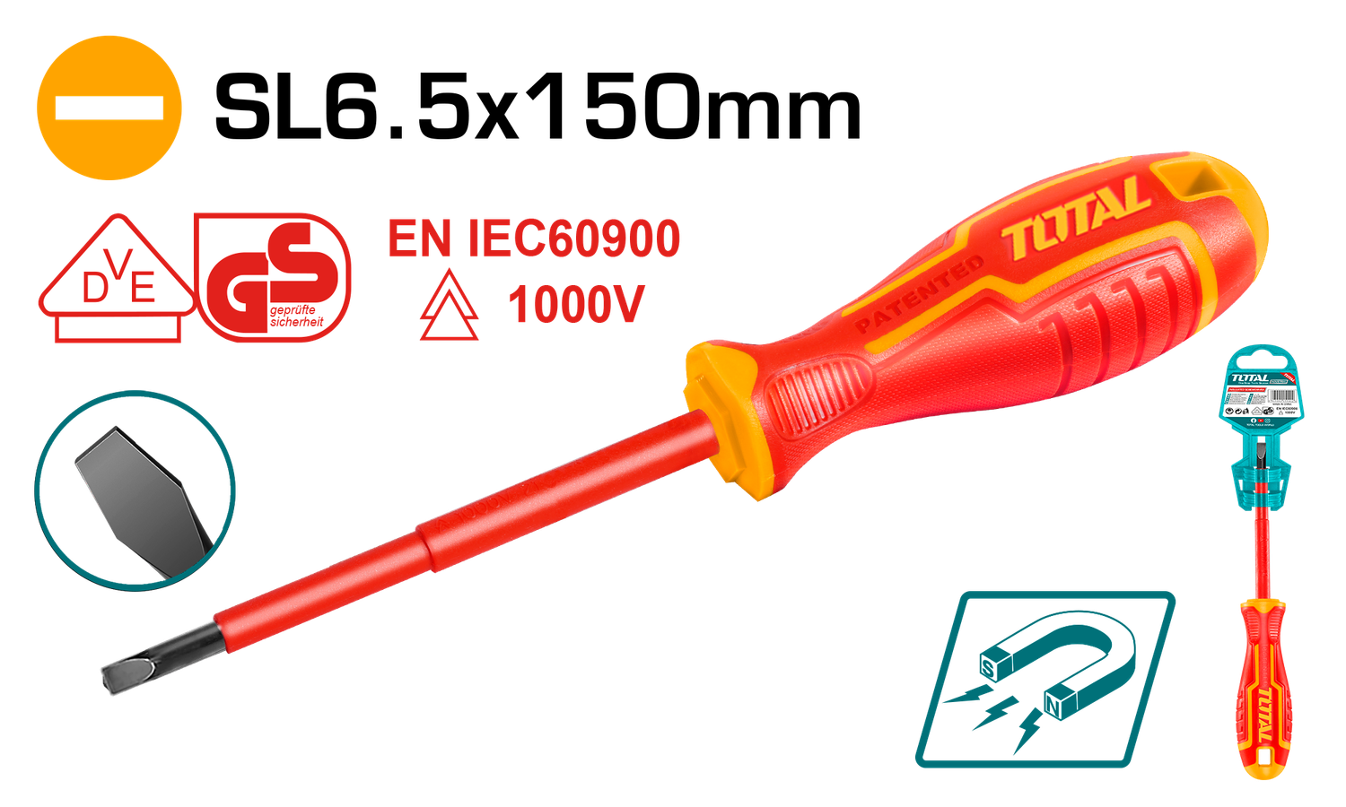 Total Insulated Screwdriver - THTIS6150