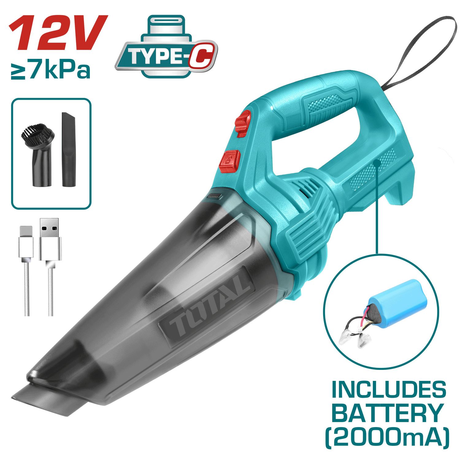 Total Lithium-ion  Vacuum Cleaner - TVLI2026
