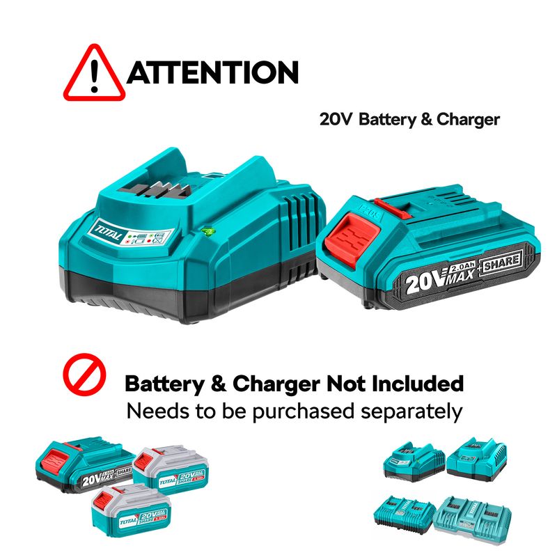 Total Lithium-Ion Cordless Drilll-  TDLI200515