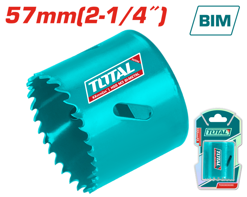 57mm (2-1/4″) HSS Bi-Metal Hole Saw – TAC410571