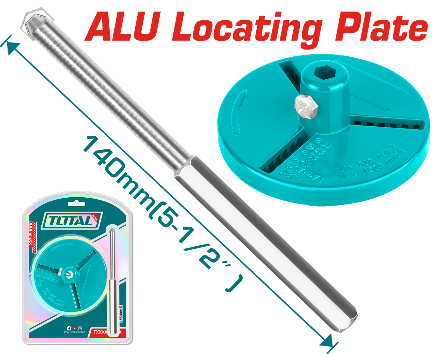 Carbide Gritted Hole Saw Arbor – TAC4203