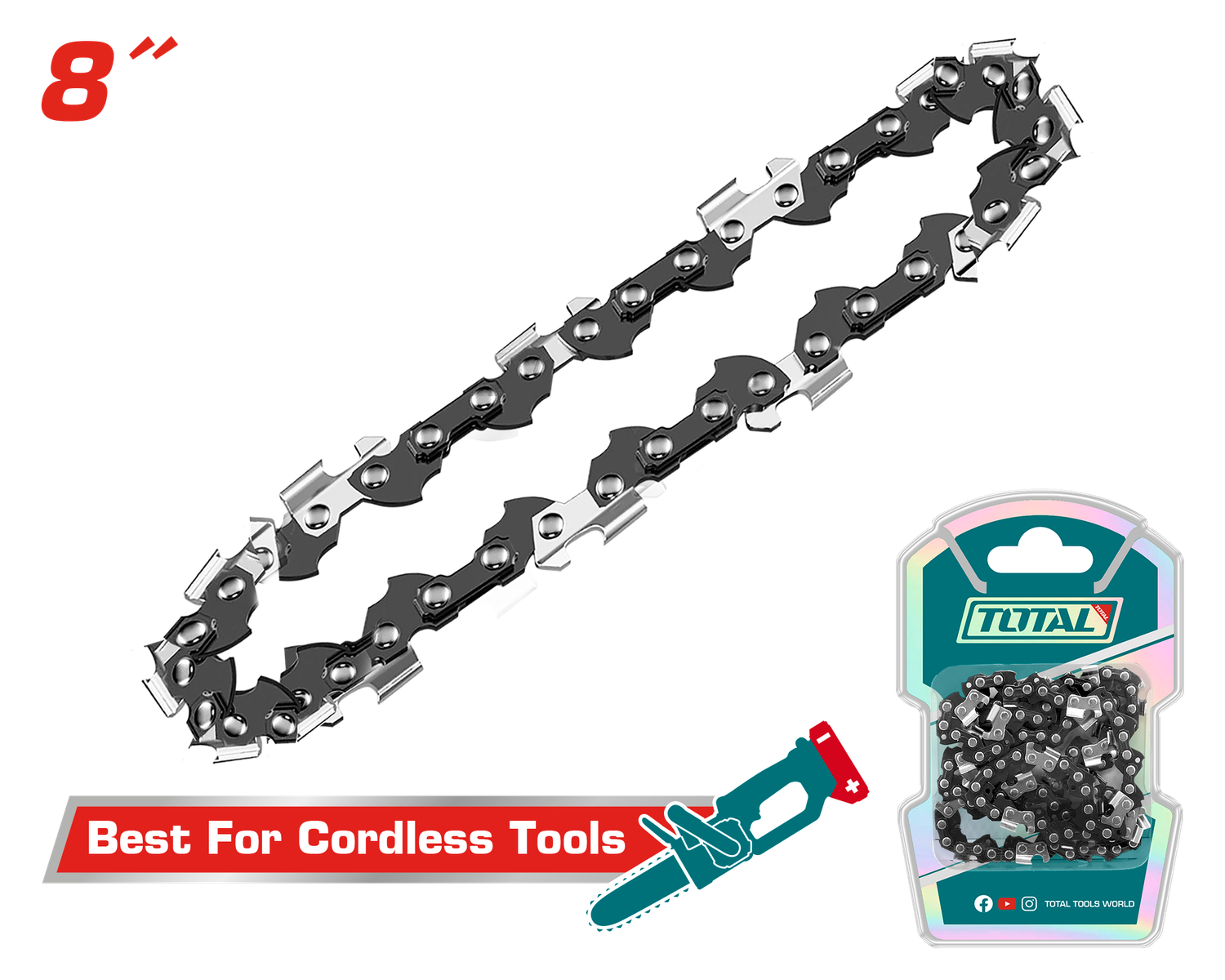 Total 8&quot; Saw chain - TGTSC50801