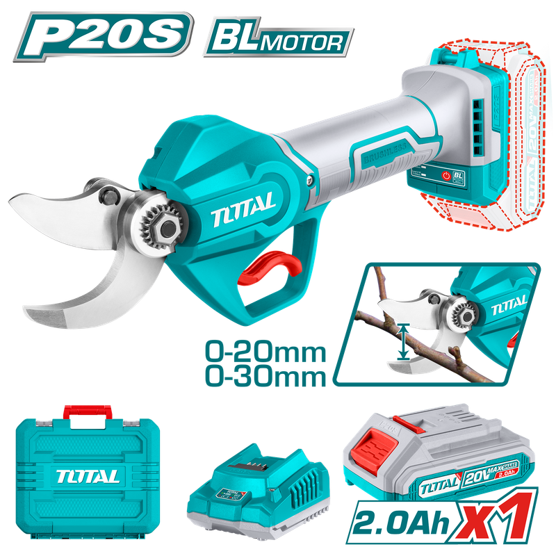 Total 20V, 20mm/30mm Cordless Gauge Straight Shear - TSSLI203083